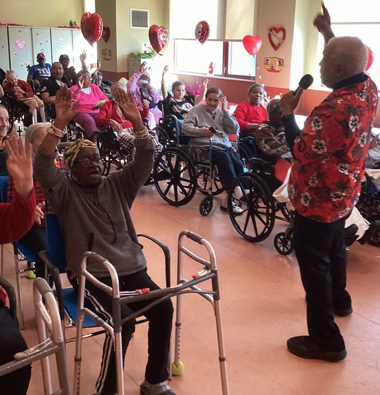 Nursing Home Valentines Day Celebration